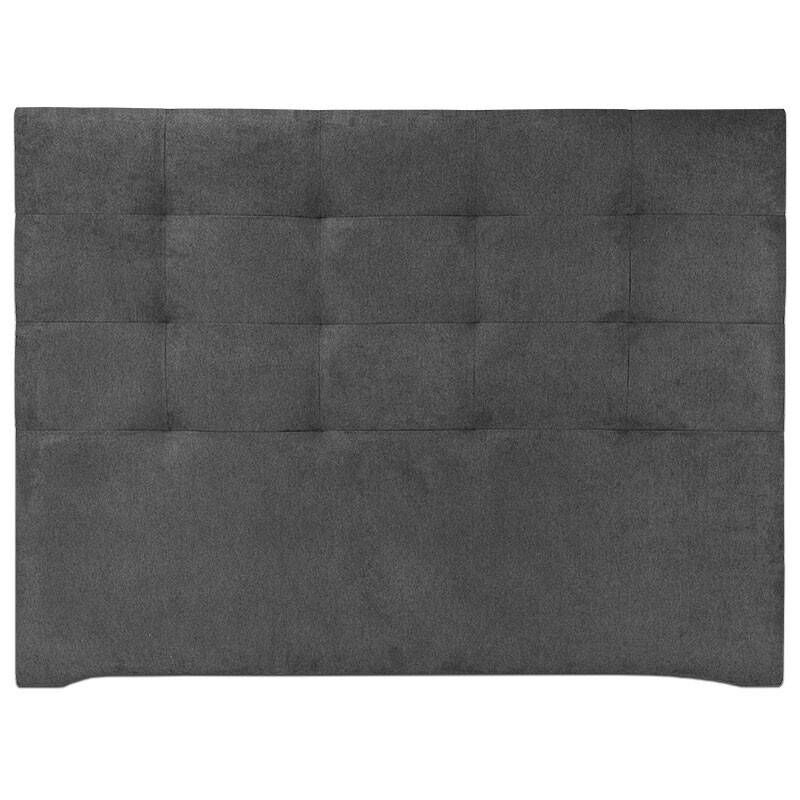 

Cabecero Modelo Tablet Largo Tapizado en Tela Antimanchas Essence Gris Antracita medida 106 x 125 cm (Para cama 90 ó 105 cm) - Ventadecolchones