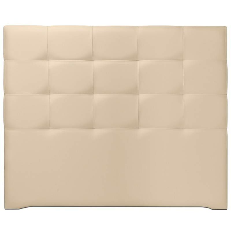 

Cabecero Modelo Tablet Largo Tapizado en Polipiel Crudo medida 121 x 125 cm (Para cama 105 ó 120 cm) - Ventadecolchones