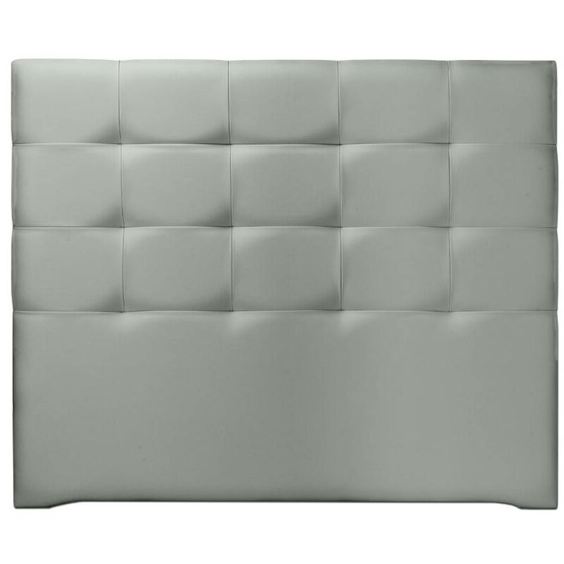 

Cabecero Modelo Tablet Largo Tapizado en Polipiel Plata medida 121 x 125 cm (Para cama 105 ó 120 cm) - Ventadecolchones