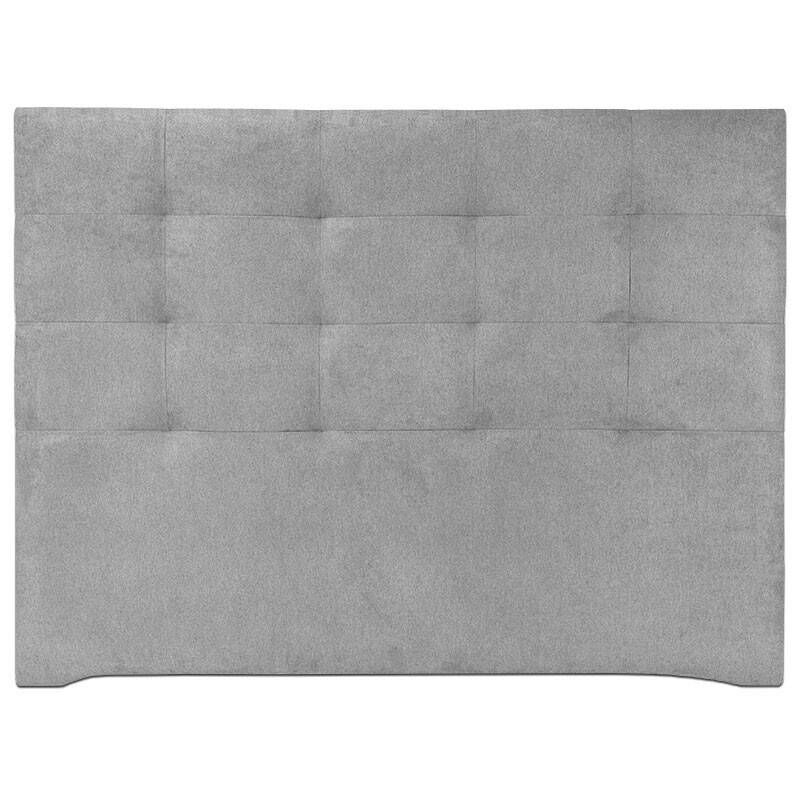 

Cabecero Modelo Tablet Largo Tapizado en Tela Antimanchas Essence Gris Claro medida 136 x 125 cm (Para cama 120 ó 135 cm) - Ventadecolchones