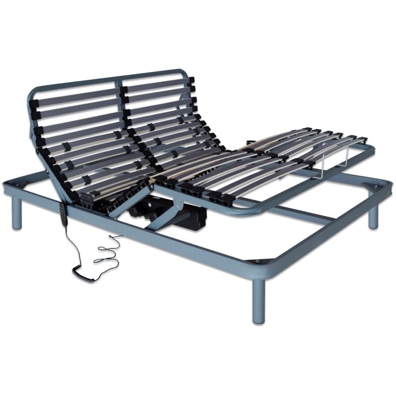 

Ventadecolchones - Cama Articulada REFORZADA Adaptator con motor eléctrico medida 160 x 190 cm (2 unds 80 x 190 cm + unión) - Mando con cable