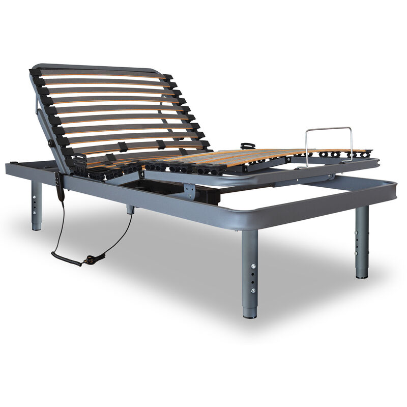 

Ventadecolchones - Cama Articulada Súper Reforzada Adaptador con Mando Inalámbrico medida 90 x 190 cm