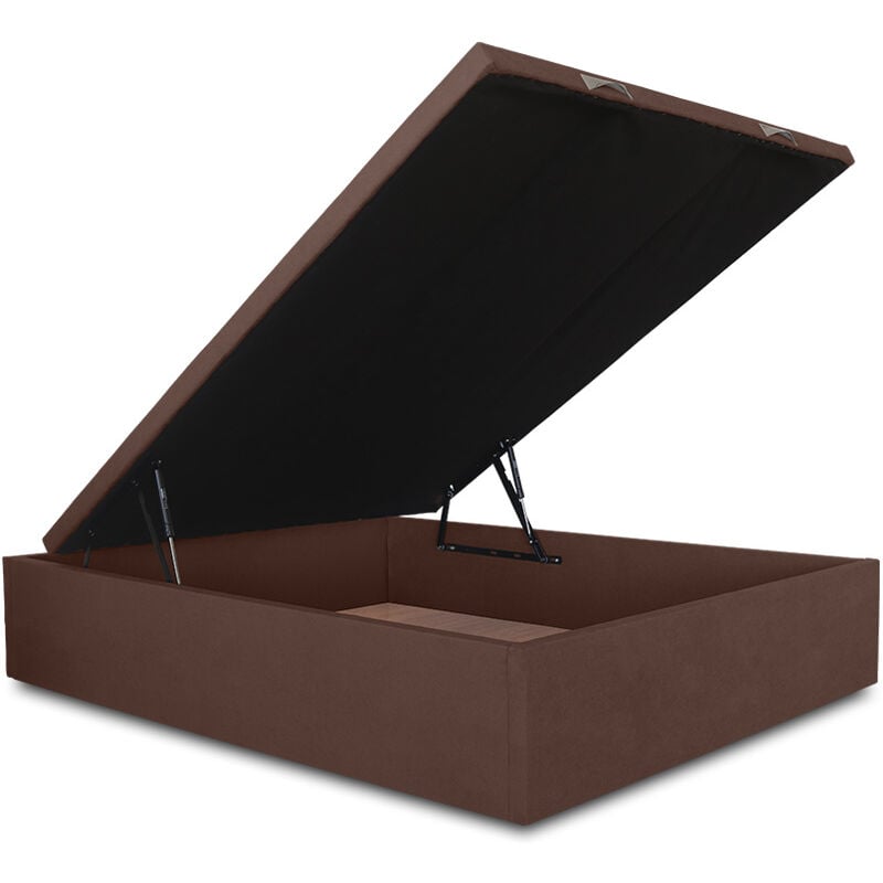 

Canapé Abatible Lisboa Gran Capacidad Tapizado en Tela Antimanchas Essence Wengue 135 x 180 cm - Antimanchas Essence Wengué - Ventadecolchones