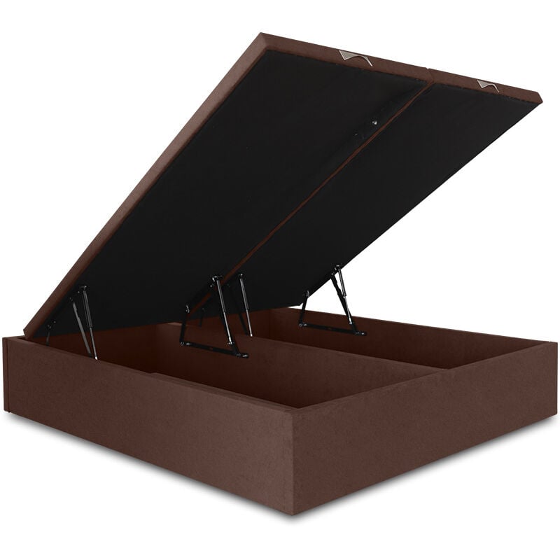 

Canapé Abatible Lisboa Gran Capacidad Tapizado en Tela Antimanchas Essence Wengue 160 x 180 cm (2 uds 80 x 180 cm) - Antimanchas Essence Wengué