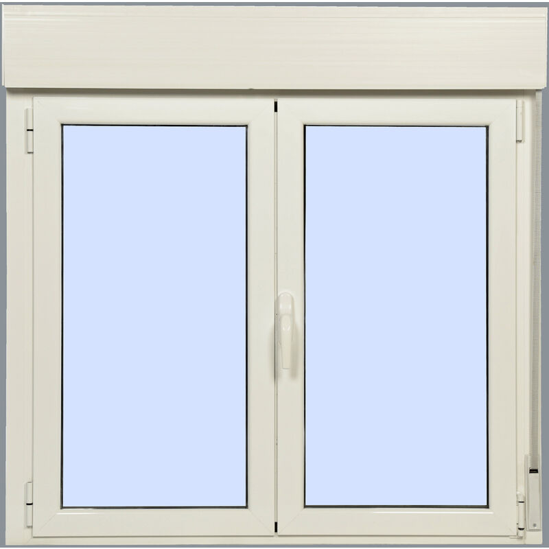 

Ventanastock - Ventana Aluminio Practicable Oscilobatiente Con Persiana (PVC) 1200X1155 2h