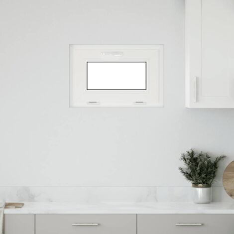 Ventana de sótano "RISOR" 60x40 cm oscilobatiente 2 cristales vidaXL
