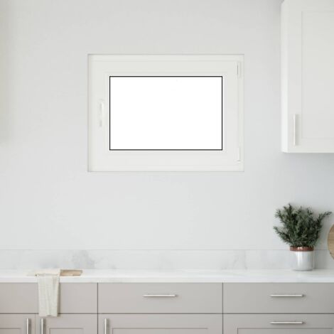 Ventana de sótano RISOR 80 x 60 cm PVC y vidrio