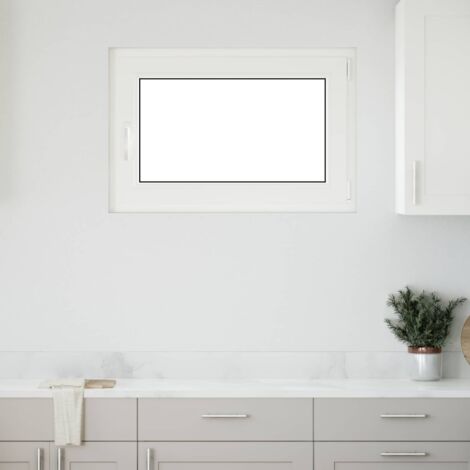 Ventana de sótano RISOR 90 x 60 cm PVC y vidrio Gris antracita