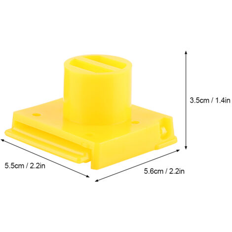 Ventana de ventilación para colmena de 2 piezas – ABS resistente – Amarillo y verde