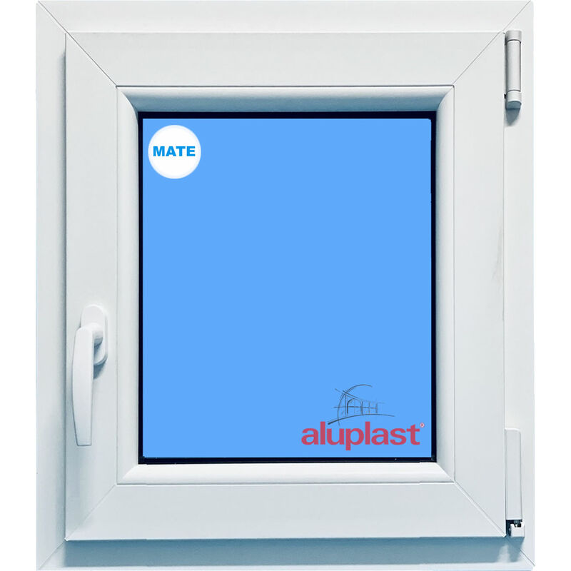 

Eco-blu - Ventana PVC 500x700 Blanca Oscilobatiente Derecha Vidrio Mate