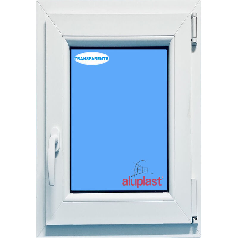 

Eco-blu - Ventana PVC 800x1000 Blanca Oscilobatiente Derecha Vidrio Transparente