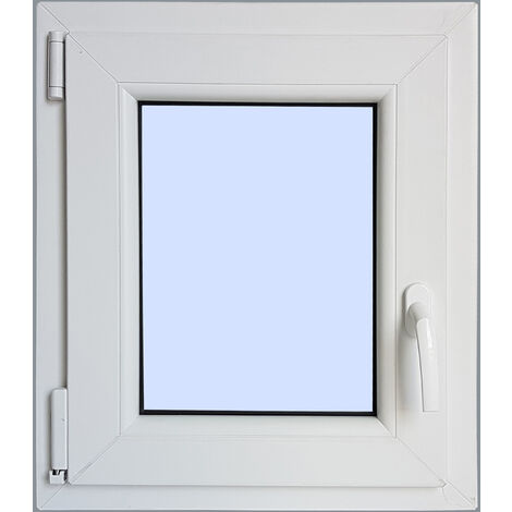 Ventana PVC Practicable Oscilobatiente Izquierda 500X600 1h con vidrio Carglass