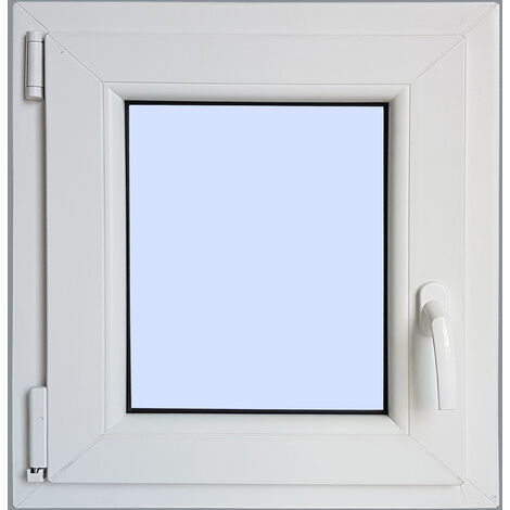 Ventana PVC Practicable Oscilobatiente Izquierda 600X500 1h con vidrio Carglass
