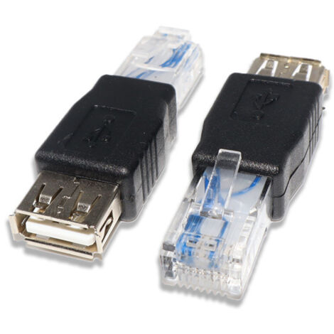 Vente directe d'usine d'adaptateurs RJ45 vers USB femelle, de connecteurs USB vers réseau et d'adaptateurs USB femelle vers RJ45.