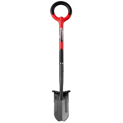 Venteo – Bêche de tranchée – Dents ultra aiguisées pour creuser et couper racines – Lame en acier de carbone – Poignée ergonomique