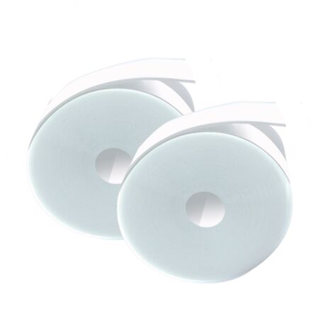 Venteo – Lot de 2 bandes d'étanchéité auto-adhésives transparentes – Isolation thermique pour portes et fenêtres – Imperméables et faciles à installer