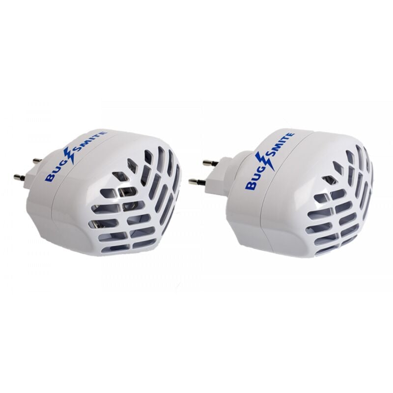 Venteo - lot de 2 - Prise anti insectes - Bug Smite Branchement sur secteur - Rapide/efficace/silencieux - Ecologique