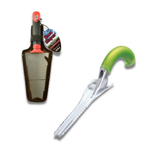 Pelle Multifonction RootSlayer VENTEO - Bêche, Désherbeur, Trancheuse, Acier Carbone, Poignée Ergonomique - 3