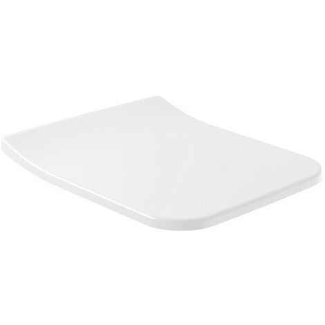 Venticello, Abattants de toilette SlimSeat, à charnières QuickRelease et SoftClosing, charnières en acier inoxydable, En Duroplast Blanc