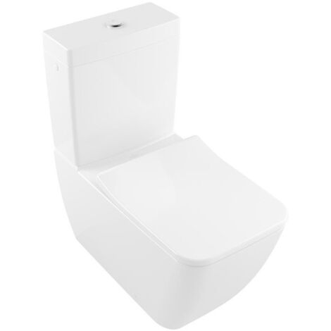 Venticello, Accessoires, mécanisme à touche DualFlush, chroméé, alimentation latérale ou arrière, En porcelaine sanitaire Blanc