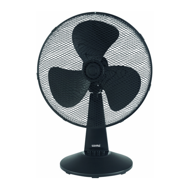 Varma - Ventilateur à poser diamètre 35 cm - 40 w - 3 vitesses - Noir