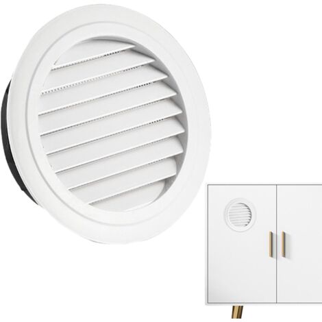 Ventilación de techo redonda  Difusor de techo  Ventilación Interior Ajustable, Ventilación De Techo Inclinada De 45 Grados con Puerto De Escape Y Difusor para Baño,100 Mm