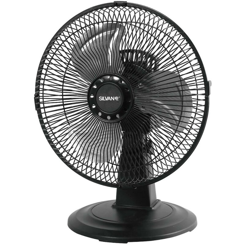 

Ventilador 10' Sobremesa Alta Velocidad. Potencia 45W, Tamaño 24,4cm. Potente, Silencioso, 3 Modos de Velocidad, Oscilante, Ajustable, Construccion