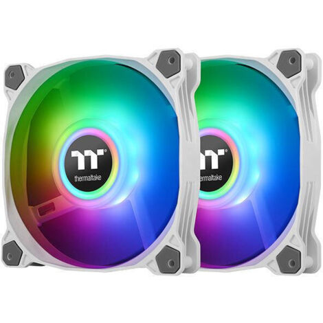 VENTILADOR 140X140 THERMALTAKE PURE DUO 14 ARGB BLANCO