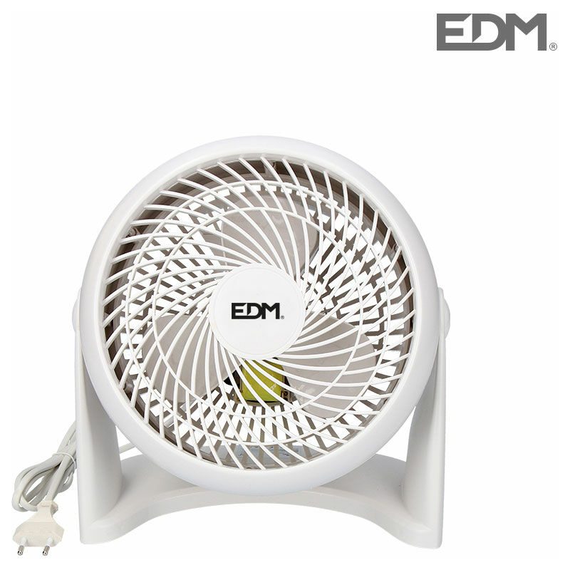 

33953 VENTILADOR 2 EN 1 ( SUELO Y PARED ) BLANCO 50W Ø ASPAS 18 cm. - EDM