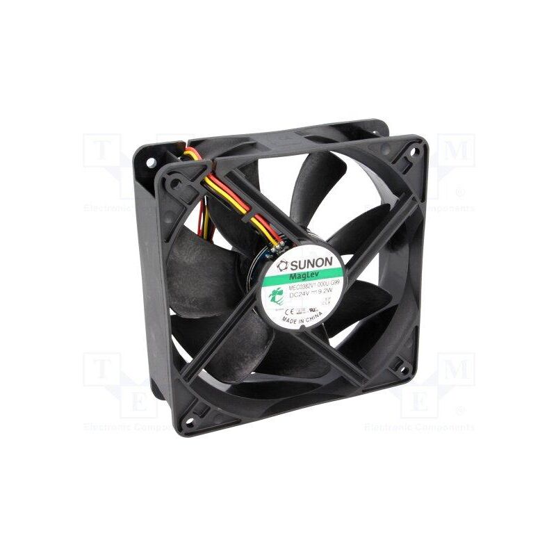 

Ventilador 24Vdc Medidas 120x120x38mm 3 Cables Vapo 9,2W - Sunon