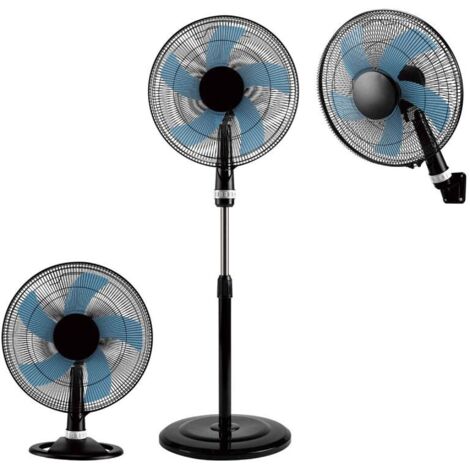 Ventilador 3 en 1 Sogo SS-21265 55W 45cm Pie Pared y Sobremesa