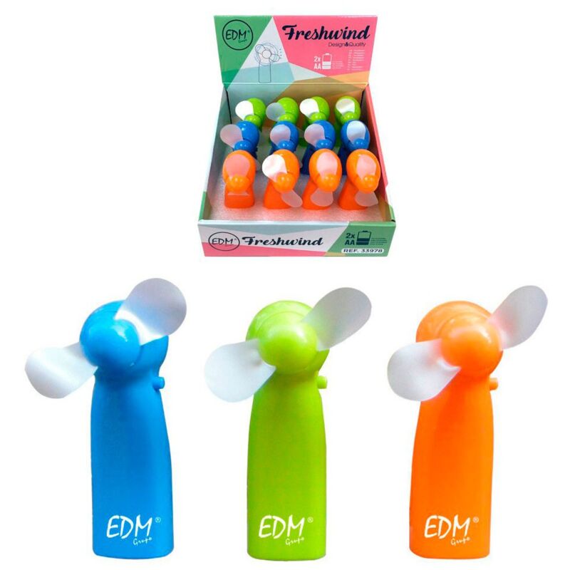 

Ventilador a pilas funny colors - EDM