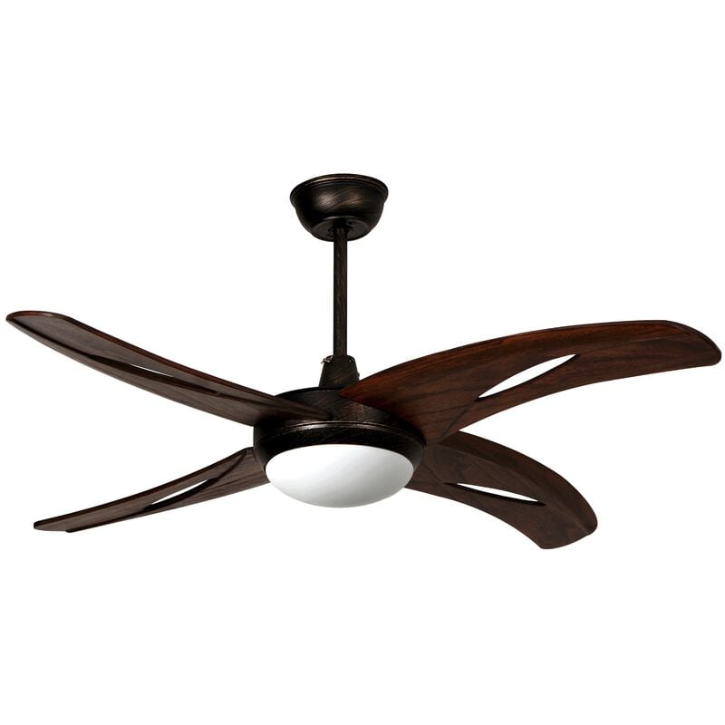 

Ventilador de techo motor AC 122cm 2xE14 Madera
