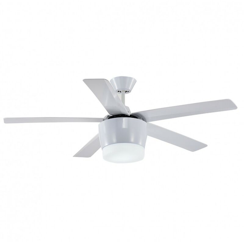 

Ventilador con luz LED Bali (48W) | Cromo