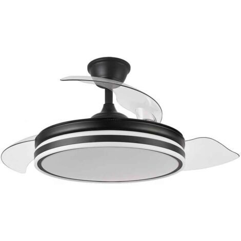 Ventilador bayomo 72w 7200lm negro 3 aspas desp. 32 - 47x49 - 108d.3 color.motor dc.remoto