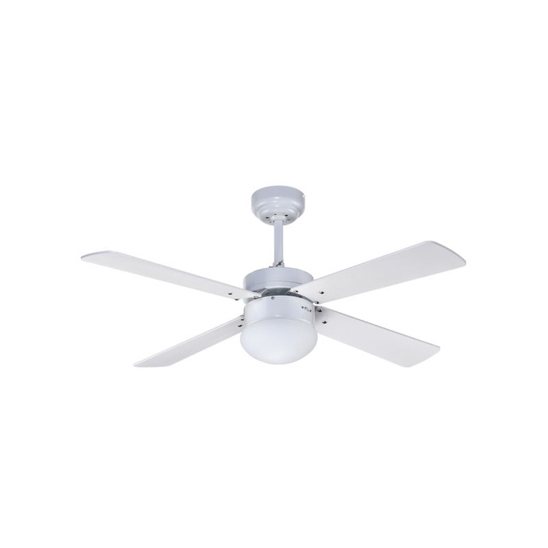 

Ventilador Blanco Tramontana 4 Aspas Blancas 2xe27 40x107 D