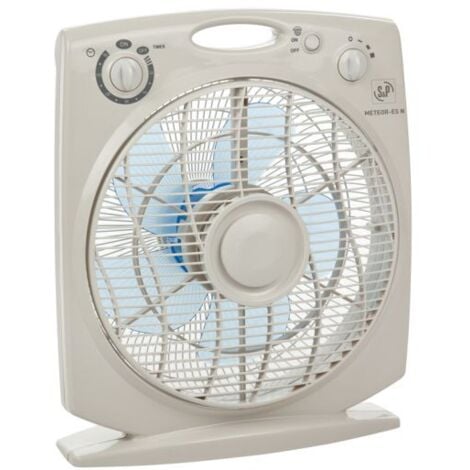 Ventilador Box Fan 30cm S&P METEORESN Gris