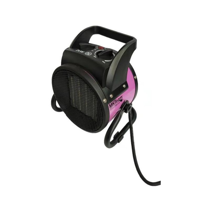 

Ventilador calefactor cerámico 2000W PTC cm 21,0x16,0x21,7 MHTEAM EH6-02-fucsia