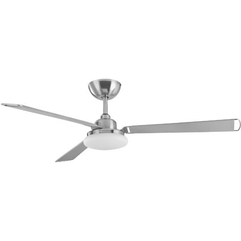 Ventilador Calima LED 15.9W 3000K Níquel satinado Blanco 551lm