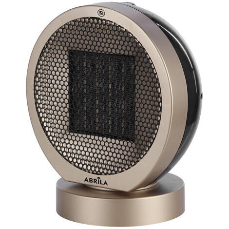 Ventilador cerámico Abrila 2000W negro 29x24x18 cm