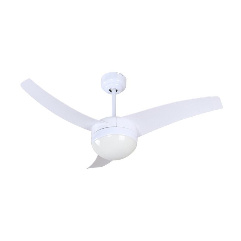 

Ventilador De Techo Con Luz Modelo Bloq Blanco