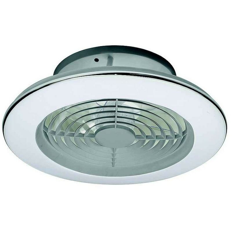 

Mantra - Ventilador con motor DC ALISIO MINI, plata, LED dimable con mando a distancia