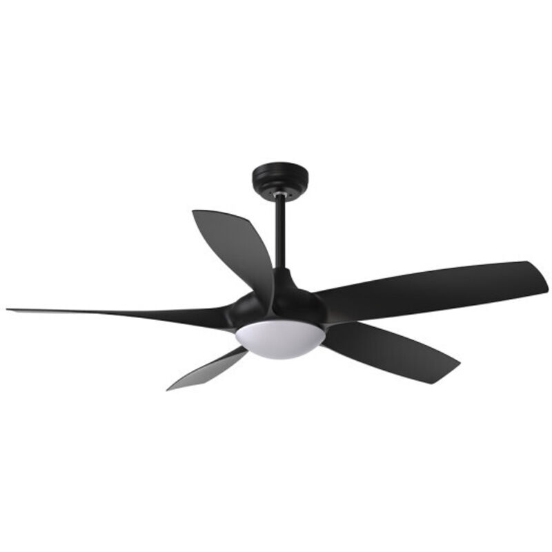 Ventilatore da soffitto dc Galleo Nero 24W 5 Pale