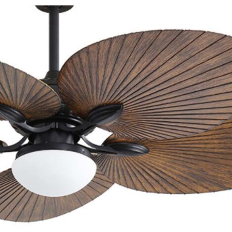 Ventilador  dc chaw 24w 2950lm niquel/negro 5asp.6vel.132d  c/remoto, memoria y temp.3000-4000-6000k