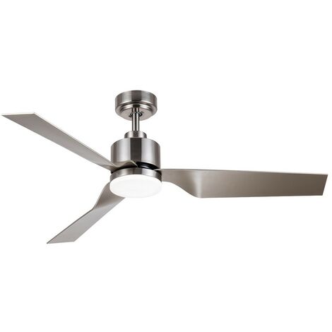 Ventilador DC Ekos niquel Led 15W CCT