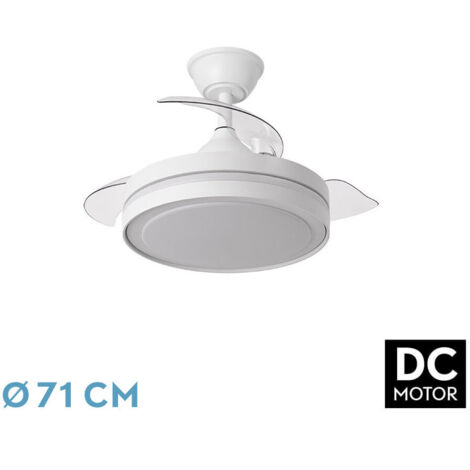 Ventilador Dc Esparta Peque 44w 5182lm Blanco 71d