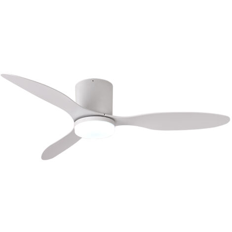 Ventilador DC MISTRAL blanco, 3 aspas, 48W LED 300040006500K