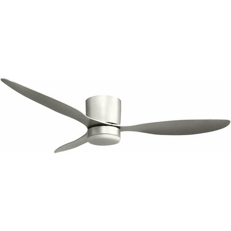 Ventilador DC NASIM plata D.132cm 3 aspas, con LED 16W 1600lm 4000K