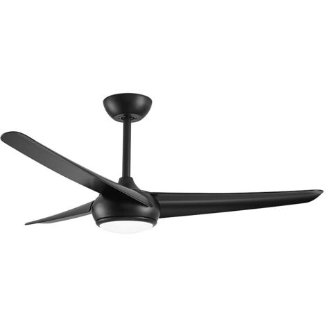 Ventilador dc patras 24w negro 3aspas 6vel 3colores 131,2d 2424lm remoto,memoria,temporizador