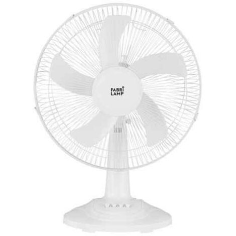 Ventilador DC Solar Abanico Blanco 20w 3 velocidades 63x43x30,5cm